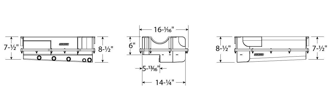 Moroso Dry Sump Oil Pan Donovan Merlin DRC2 4 Pickups 21598
