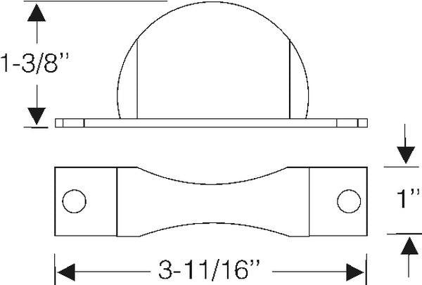FCRC Front Lower Control Arm Bumpers 1960-1964 Chevy Corvair 60067732