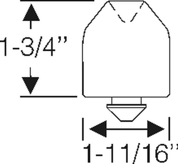 Steele Front Upper/Rear Suspension Bumper 1954-1965 Cadillac 70-1021-32