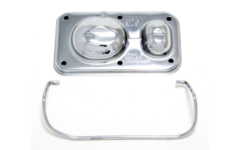 Trans-Dapt Chrome Brake Master Cylinder Cover Early GM 1967-1980 9101