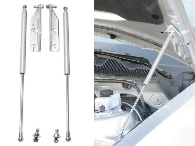 Drakes Billet Aluminum Hood Strut Kit 2010-2014 Ford Mustang AR3Z-16796-7-BL
