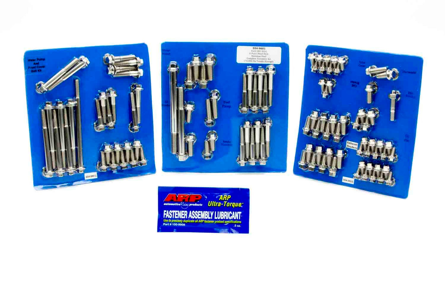 ARP Engine & Accessory Fastener Kit Ford SB 289 302 Stainless Hex 554-9601