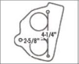 Trans-Dapt Carburetor To TBI Adapter Chevy/GMC To Holley 2 Barrel 2V 2204