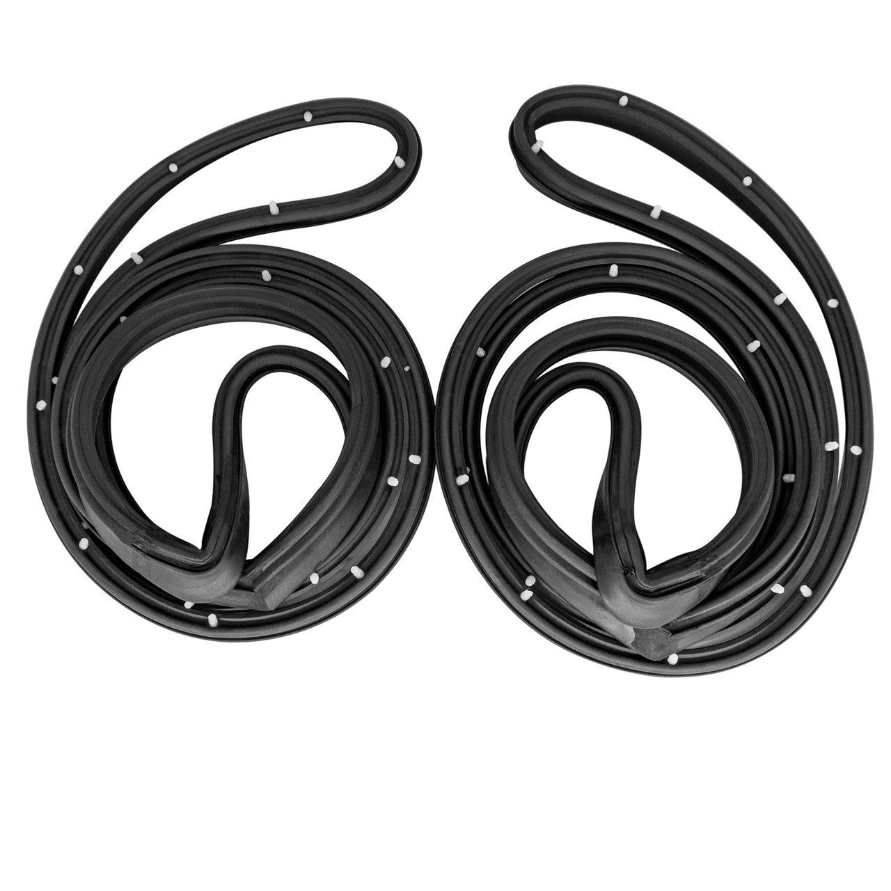 Metro Moulded Rear Door Seals 1975-1976 Chevy Buick Olds Pontiac LM 16-G/S