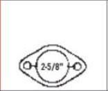 Trans-Dapt Carburetor Adapter Rochester 2GC/Tri Power/Stromberg 94/97/48 To 1V 2025