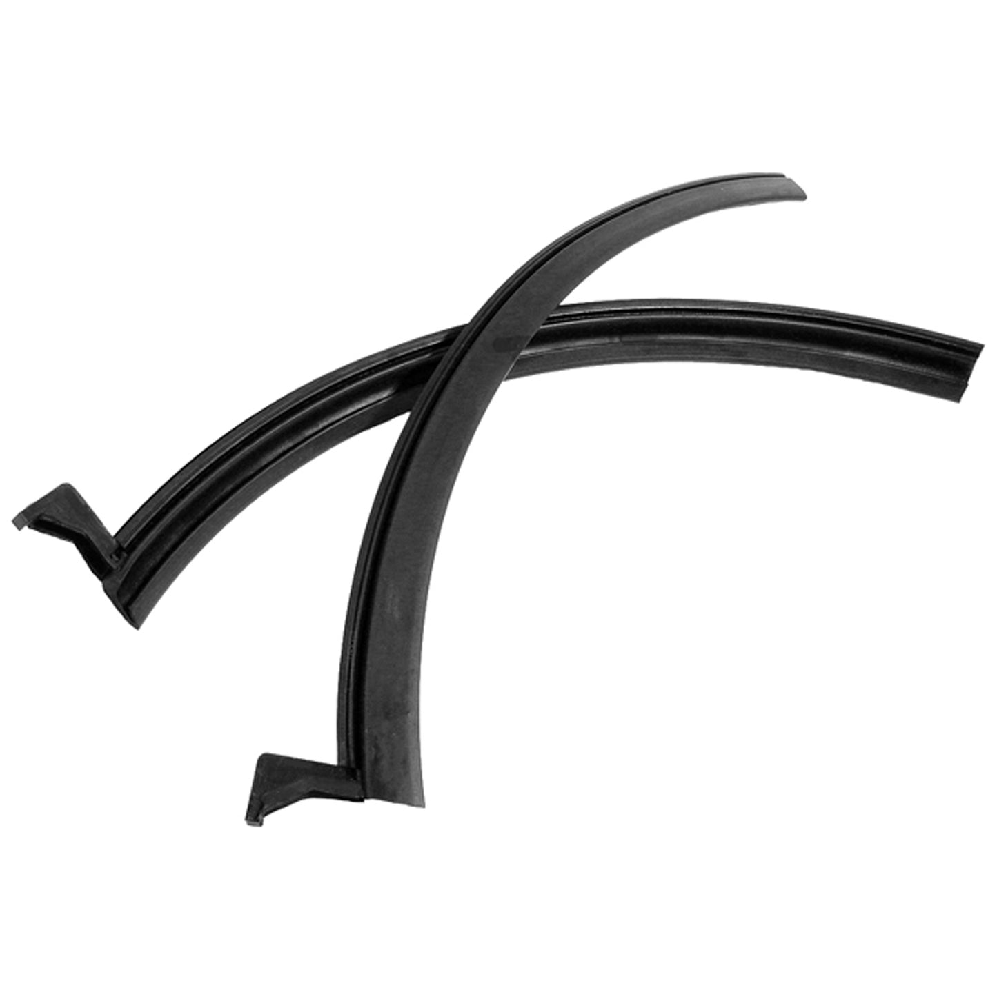 Metro Moulded Rear Roll Up Window Seals 1966-1973 Jeep Jeepster Commando VS 10