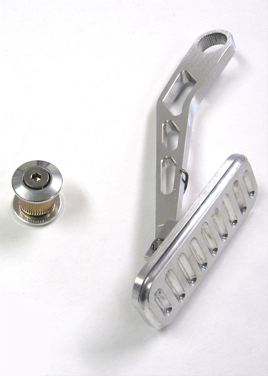 Lokar Billet Throttle Pedal Assembly For Drive-By-Wire Ball Milled DBW-6001