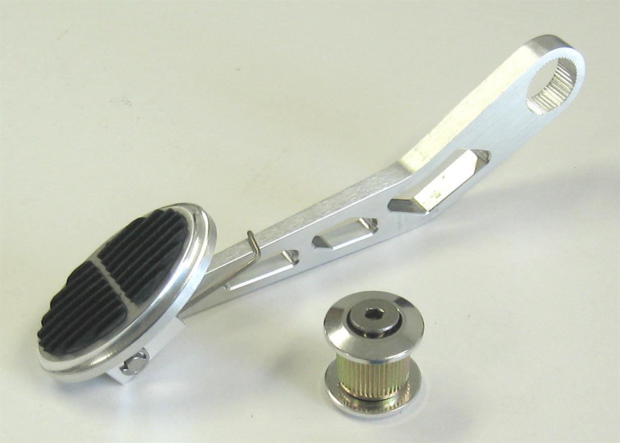 Lokar Billet Mini Oval Throttle Pedal Assembly For Drive-By-Wire W/Insert DBW-6103