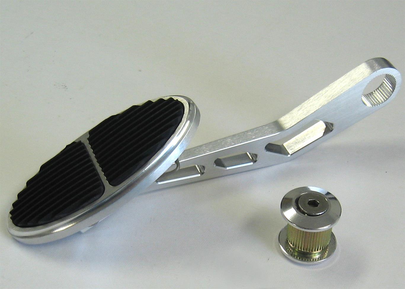 Lokar Billet Oval Throttle Pedal Assembly For Drive-By-Wire W/Insert DBW-6104