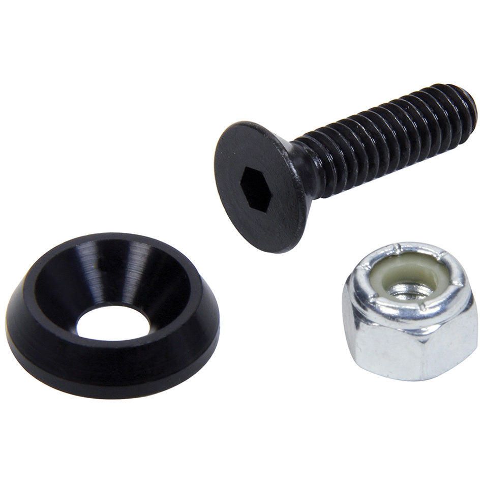 FCRC Countersunk Bolt Kit 3/4" OD 1/4"-20 X 1 Black 10PK 18629