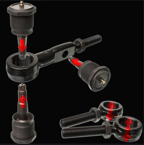 Rare Parts FAB Series Heavy Duty 2007-2018 Jeep JK Drag Link & Tie Rod Assembly Kits 29418-9