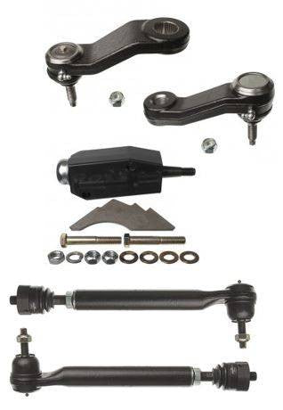 Rare Parts Extreme Duty Idler/Bracket/Pitman Arm/Tie Rods Combo 2001-2011 Chevy GMC Hummer H2 20608/9-37-59