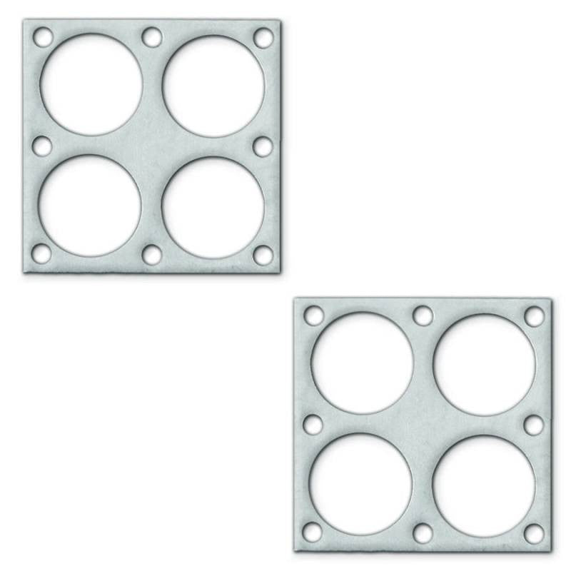 Remflex Exhaust Collector Gaskets 4 Into One Square 1 5/8" Tube 8069