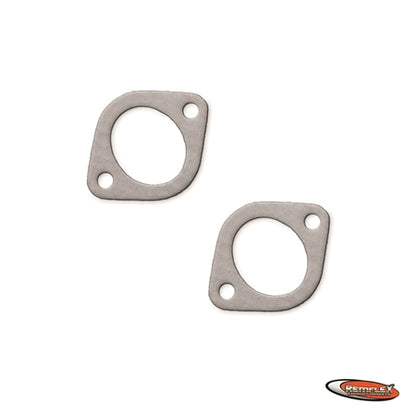 Remflex Exhaust Gaskets 2-Bolt Manifold Crossover 1937-1948 Cadillac 346 L-Head 14-003C
