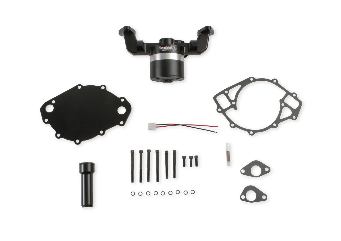 Frostbite Aluminum Electric Water Pump Ford 429 460 BB 35 GPM Black 22-142