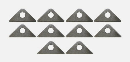 FCRC Gussets 2-5/8" Tall 3-5/8" Long 3/4" Hole 1/8" Steel Roll Cage/Motor Mount 10PK 22197-10