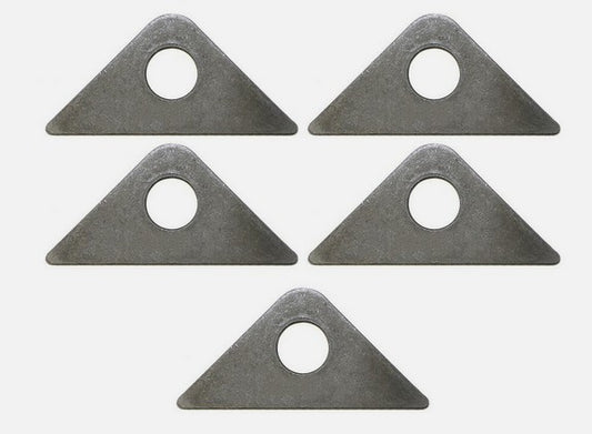 FCRC Gussets 2-5/8" Tall 3-5/8" Long 3/4" Hole 1/8" Steel Roll Cage/Motor Mount 5PK 22197-5