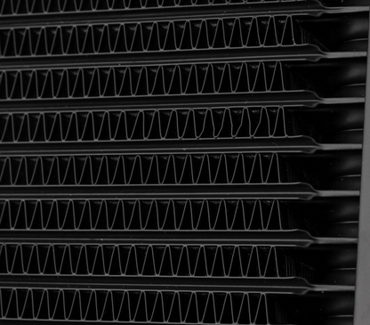 Earl's UltraPro Wide Oil Cooler 13 Row -16 AN Male Ports Black 413-16ERL