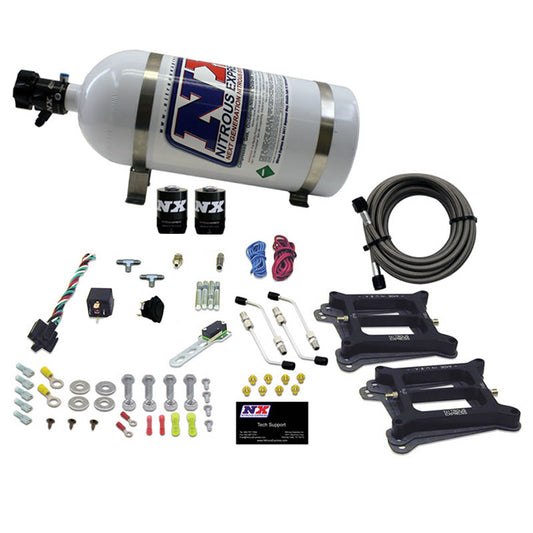 Nitrous Express Dual Holley 4150 100-500 Hp Oxide System 50240-10