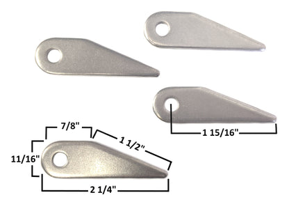 Allstar Performance Universal Steel Hinge Kit Hood/Deck Lid 18522