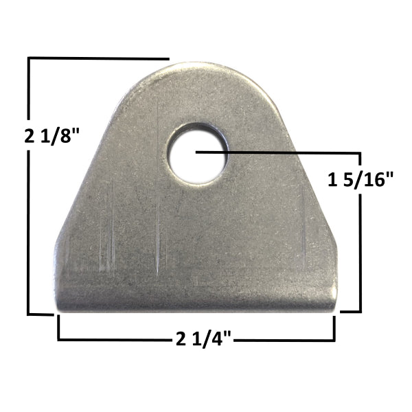FCRC Double Shear Seat Belt/Limiting Strap Mounting Tab 60031