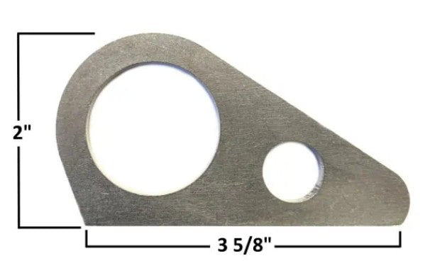 Allstar Performance Weld On Chassis Tie Down Brackets Pair 60075 ALL60075