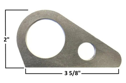 Allstar Performance Weld On Chassis Tie Down Brackets Pair 60075 ALL60075