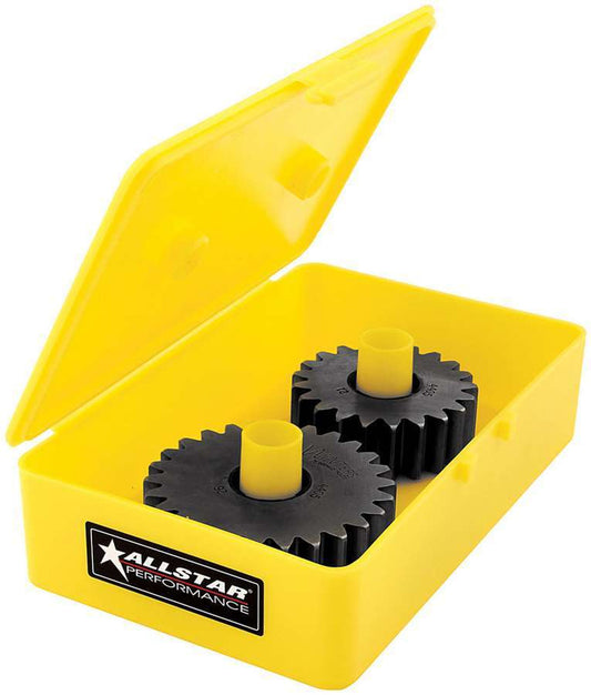 Allstar Performance 6-Spline Midget Quick Change Gear Tote Plastic Yellow 10 Pk 14352-10