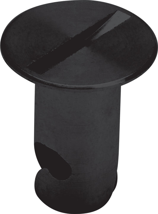 Allstar Perf Flush Head Black Aluminum 1/4 Turn Dzus Fastener 7/16" .500" Long 10Pk 19267 ALL19267