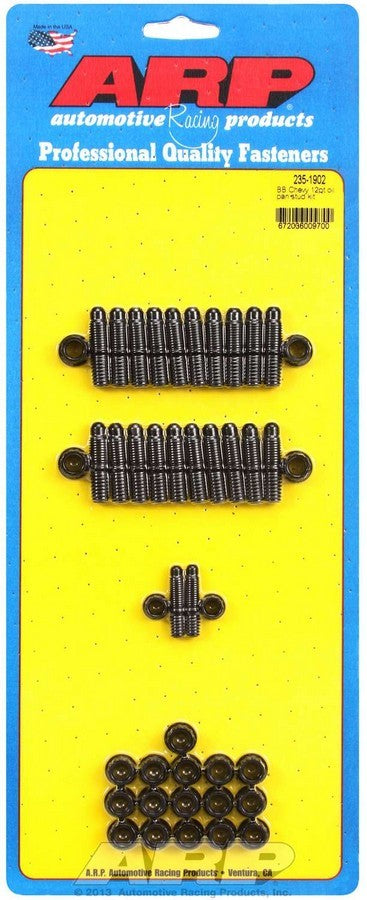 ARP Oil Pan Stud Kit BB Chevy 396-454 8740 Chrome Moly 12-Point 235-1902