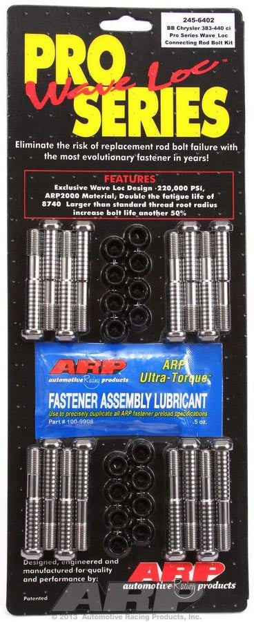 ARP Connecting Rod Bolt Kit ARP2000 Wave-Loc Chrysler 383-440 354-392 Hemi 245-6402