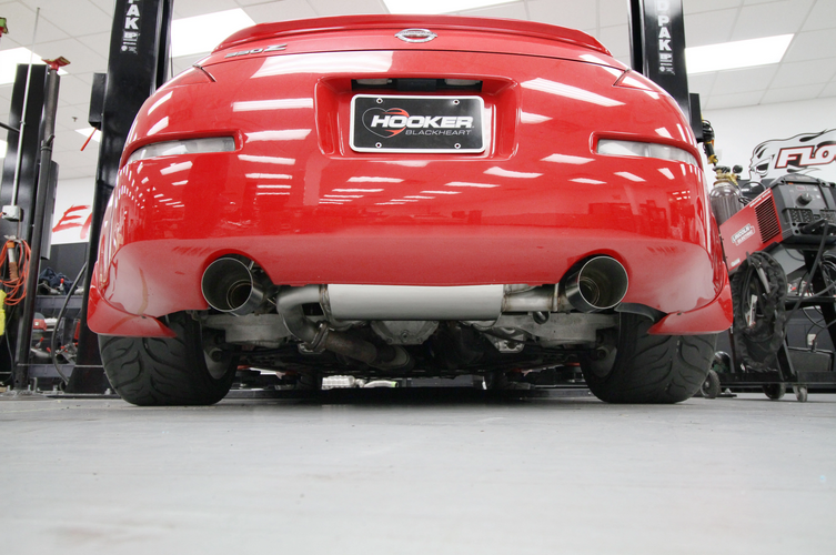 Hooker Blackheart Axle Back 2.5" Dual Exhaust Fits 2003-2008 Fits Nissan 370Z BH6303