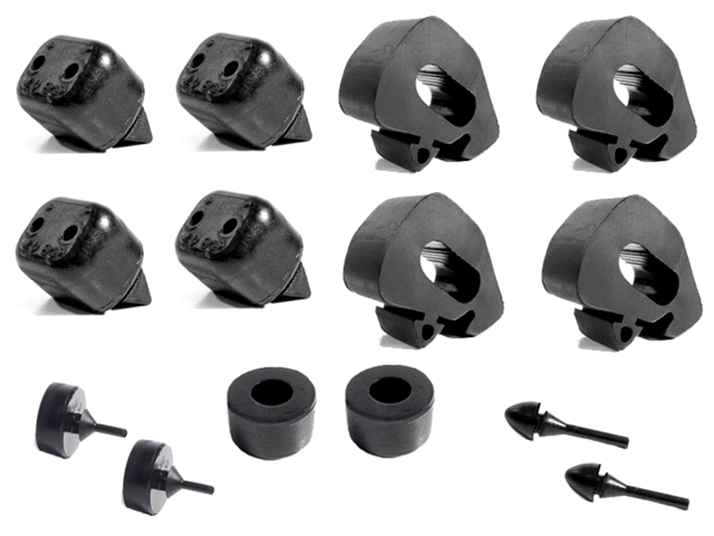Metro Moulded Snap In Bumper Kit 1967 Chevy Chevelle SBK 203