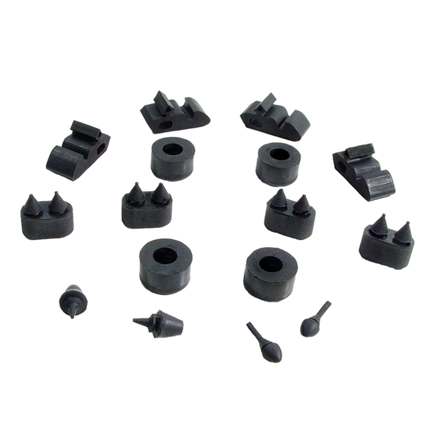 Metro Moulded Snap In Rubber Bumper Kit 1968-1972 Chevy El Camino SBK 205
