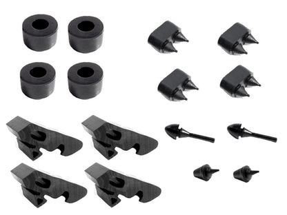Metro Moulded Snap In Rubber Bumper Kit 1968-1972 Chevy El Camino SBK 205