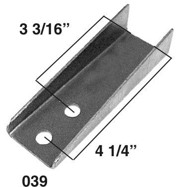 FCRC Fuel Cell Mounting Bracket 4.75" Long 2 X 3/8" Holes 60062