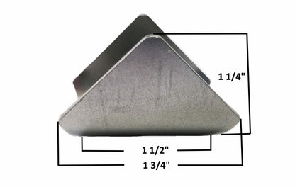 FCRC Wrap Around Gussets 1" Tube .060" Thick 1-1/4" Tall 10pk 315-I-10
