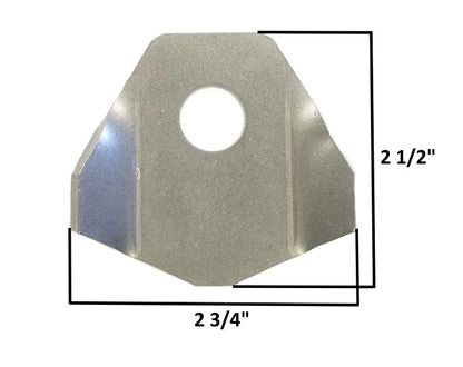 FCRC Steering Shaft Rod End Mounting Tab Steel 52133