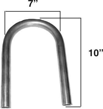 Allstar Performance Driveshaft Loop 180 Deg 1in x .120 Round Tubing ALL69002