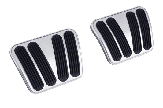 Lokar Billet Brake/Clutch Pedal Pads 1967-1972 Chevy/GMC Trucks W/Inserts BAG-6168