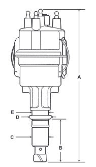 Pertronix Industrial Distributor 1992-Prior Perkins G4236 Prestolite IDU-4406A/IDU-4408 D41-20A