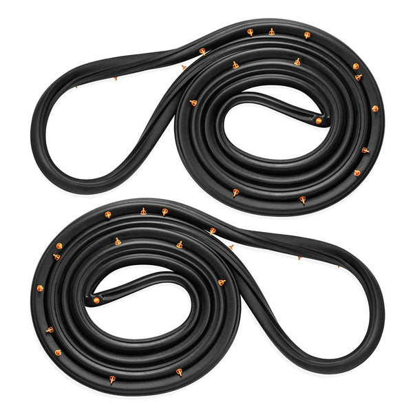Metro Moulded Front Door Seals 1996-1998 Honda Civic 4-Door Sedan LM 142