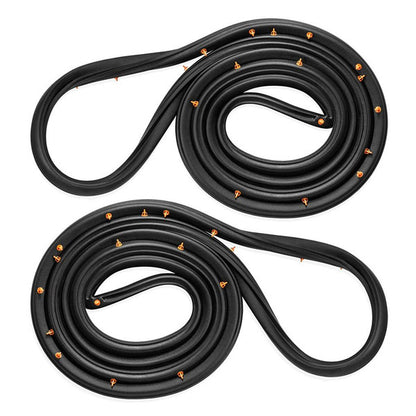 Metro Moulded Front Door Seals 1996-1998 Honda Civic 4-Door Sedan LM 142