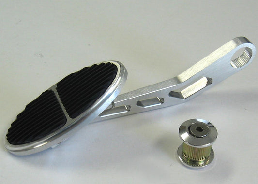 Lokar Billet Oval Throttle Pedal Assembly For Drive-By-Wire W/Insert DBW-6104
