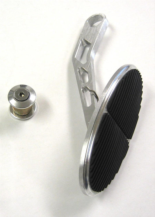 Lokar Billet Oval Throttle Pedal Assembly For Drive-By-Wire W/Insert DBW-6105