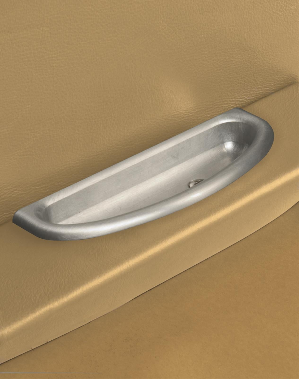 Lokar Billet Crescent Oval Interior Door Pulls Brushed Finish IDP-2002