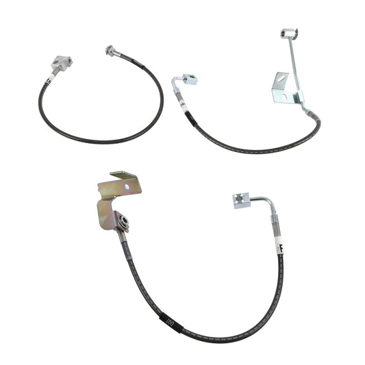 Russell's Stainless Braided Brake Line Kit 2002-2005 Dodge Ram 1500 4WD 694510