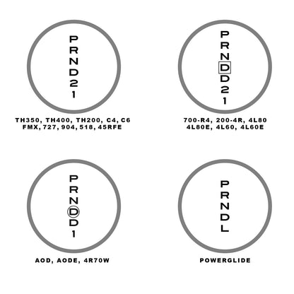 Lokar Trans Mount Billet Shifter Chrysler 904 8" Single Bend Arm Hi-Tech Knob ATS6904EL