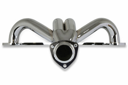 Flowtech Chrome Block Hugger Header SB Chevy D-Port 11705-2FLT