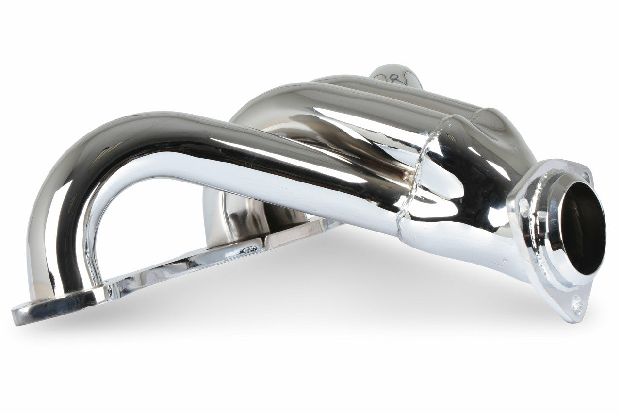 Flowtech Chrome Block Hugger Header SB Chevy D-Port 11705-2FLT